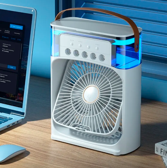 Mini Ar Condicionado e Climatizador Portátil