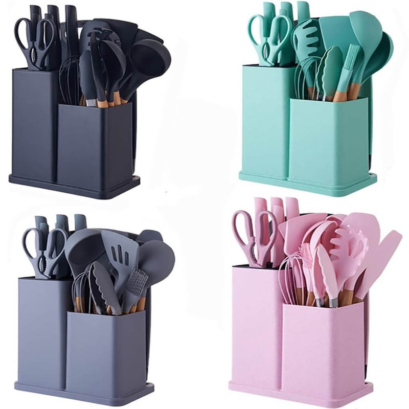 Kit Utensílios de Cozinha (COM 19 PEÇAS)