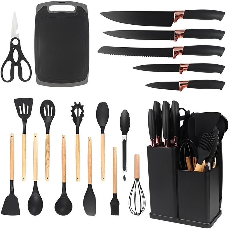 Kit Utensílios de Cozinha (COM 19 PEÇAS)
